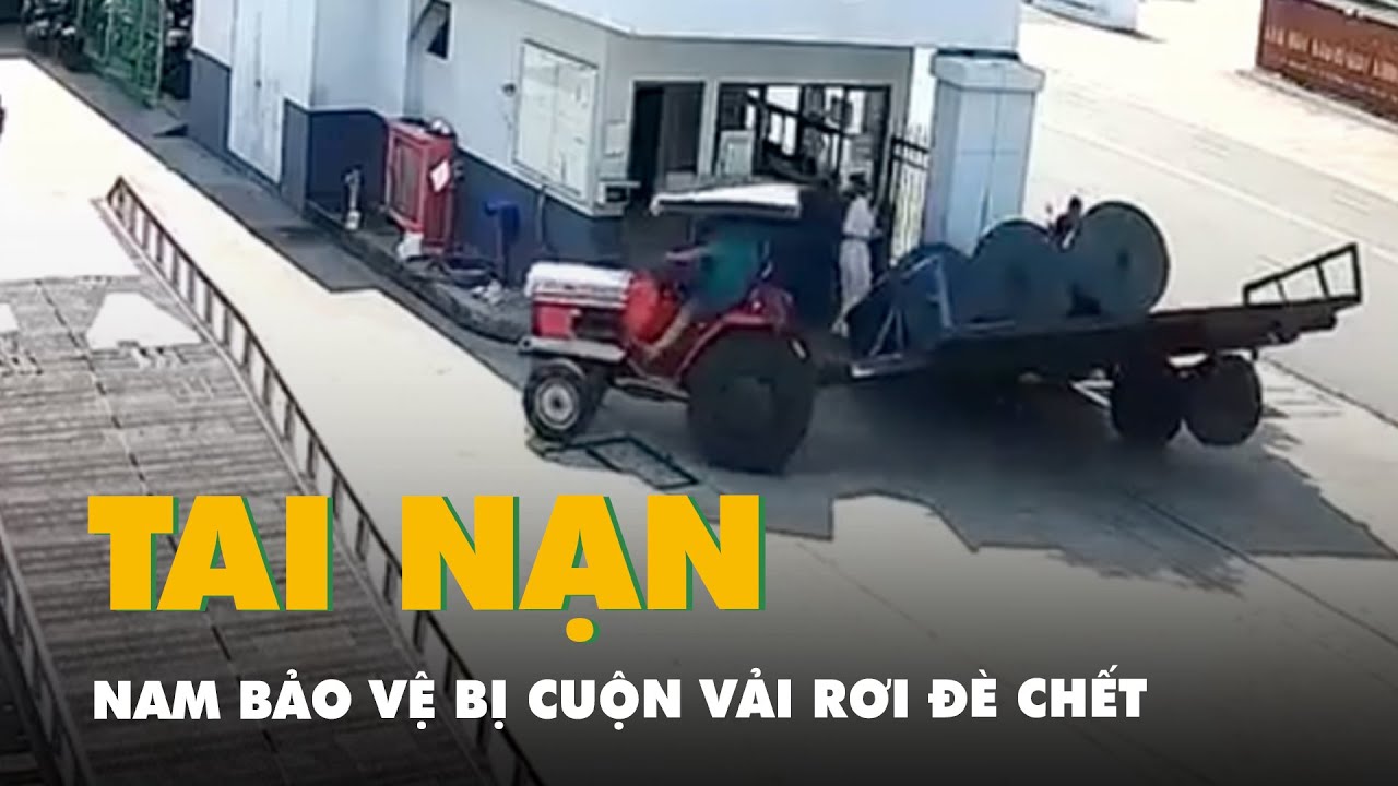 Tài xế lái xe kéo bị khởi tố vì làm rơi 3 cuộn hàng đè tử vong nam bảo vệ