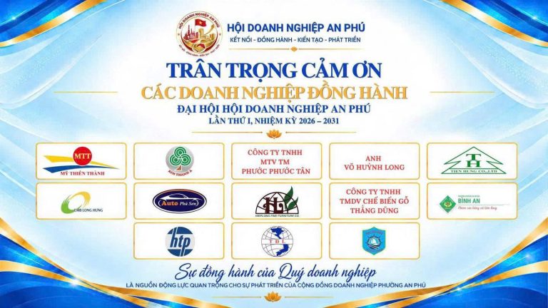 Bảo Vệ Đại Dương VN đồng hành cùng Đại hội HDN An Phú 2026 với vai trò Nhà tài trợ Vàng