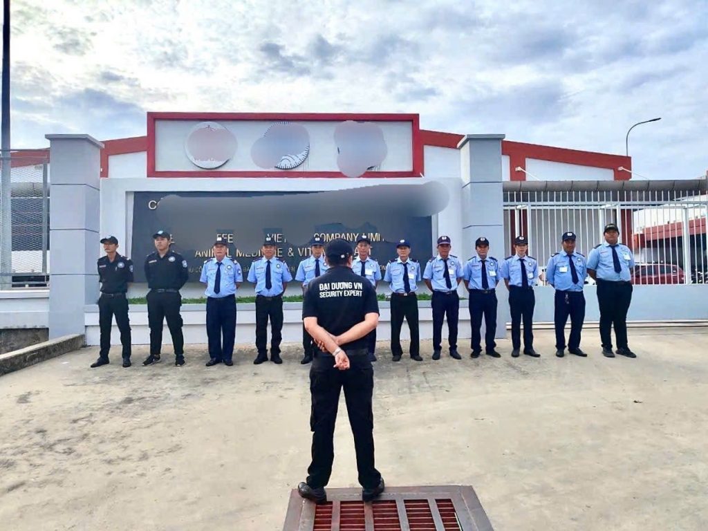 Đội ngũ bảo vệ Đại Dương VN được huấn luyện nghiệp vụ trước khi nhận vị trí